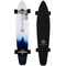 Magneto Bamboo Longboard Kicktail Cruiser Skateboard - 70mm 80A Wheels & Gravity-Cast Trucks - Maple Core & Bamboo Veneer Deck - Kicktail for Carving & Downhill - 44 in x 9 in, Blue